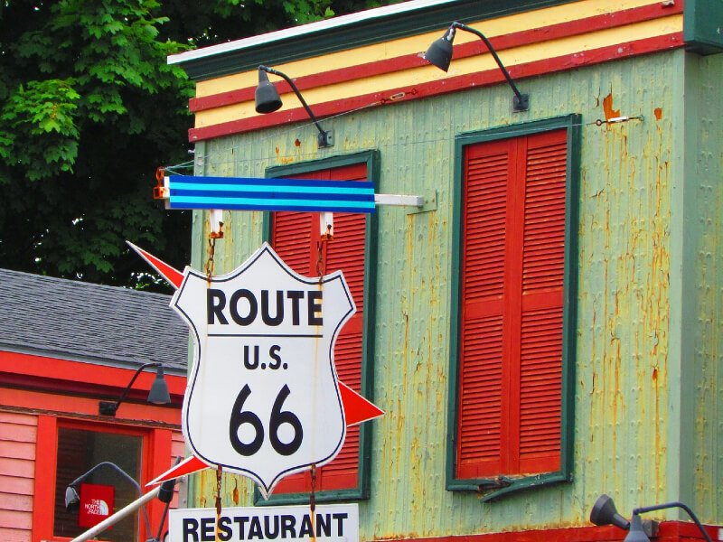 panneau route 66